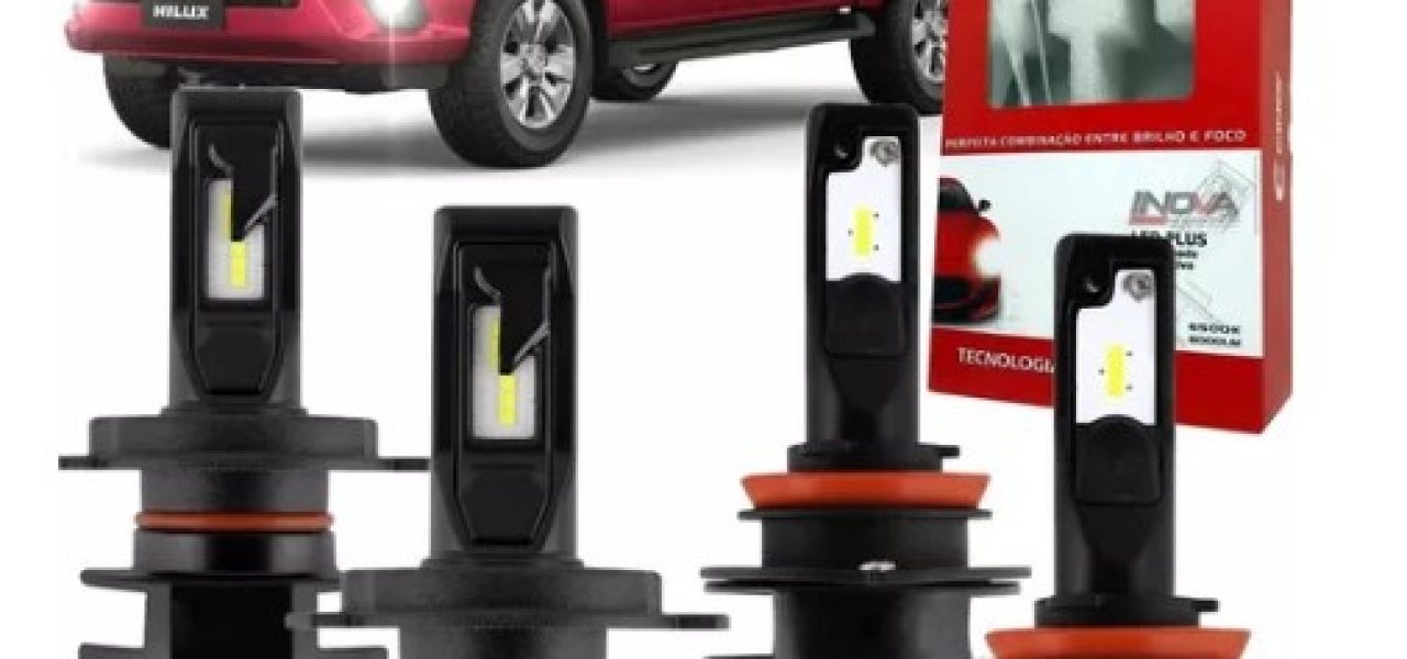 Lampada Super Led Plus Toyota Hilux 2017 Farol E Milha